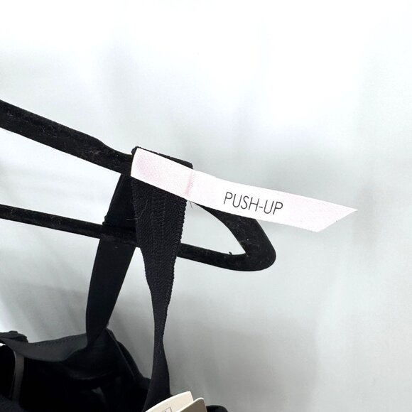 Daisy Fuentes 2X Black Full Figure Push-Up Lace & Mesh Babydoll Lingerie baby do - Picture 6 of 12